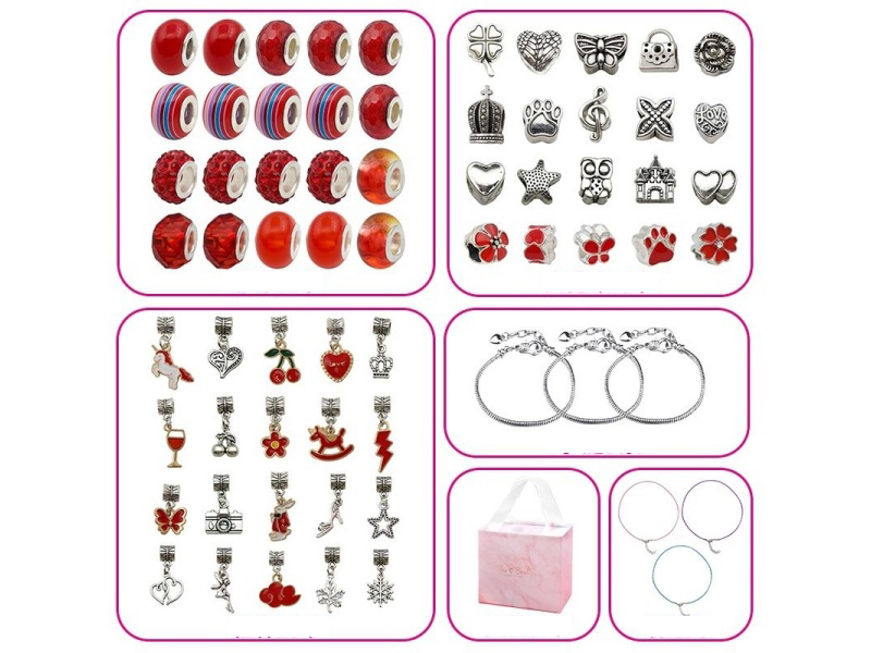 New Red Bracelet Set