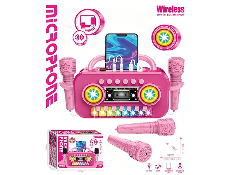 Bluetooth Radio With Dual Microphones(Not Included Battery)
