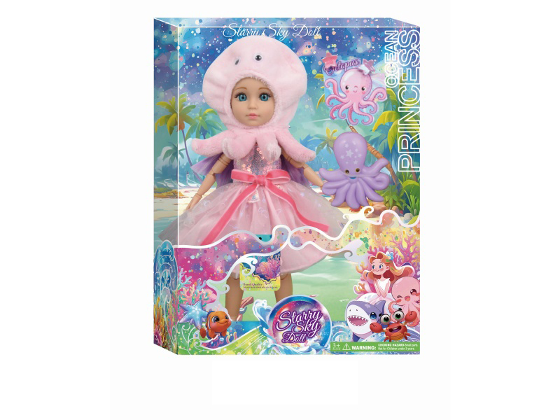 Starry Sky Doll 12-Inch Ocean Series - Plush Doll - Octopus
