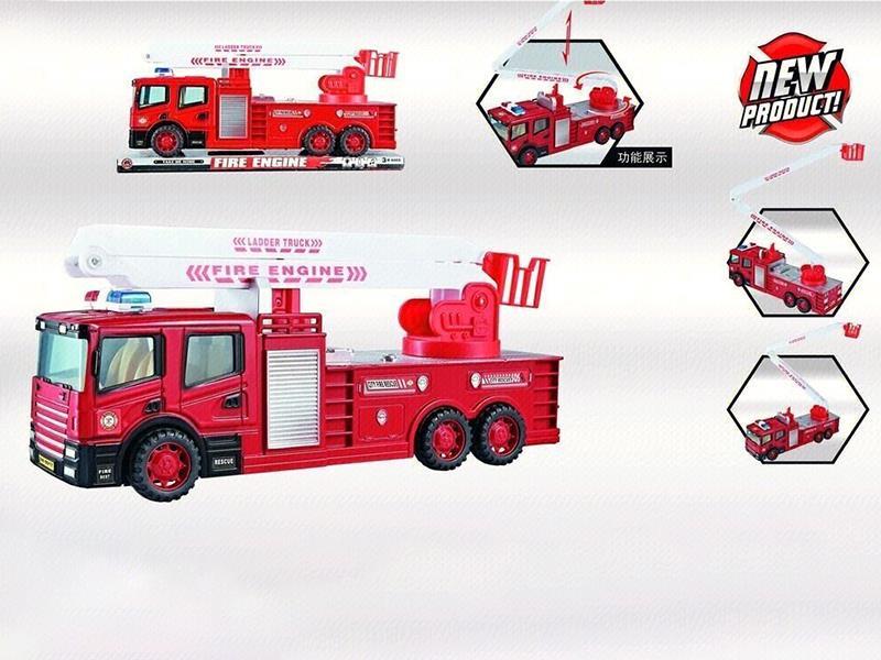 Friction Fire Engine With Lights And Sound