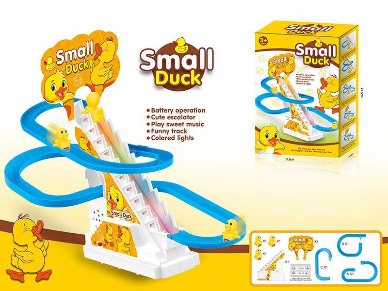 B/O Small Duck Slide Track Toy(Light, Music)