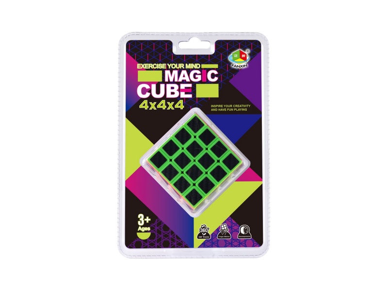 4x4x4 Carbon Fiber Version Rubik's Cube