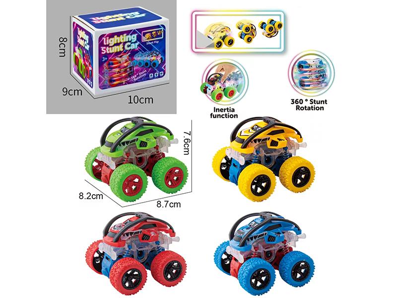 Dual Friction Stunt Off-Road Vehicle With Lights 1pcs
