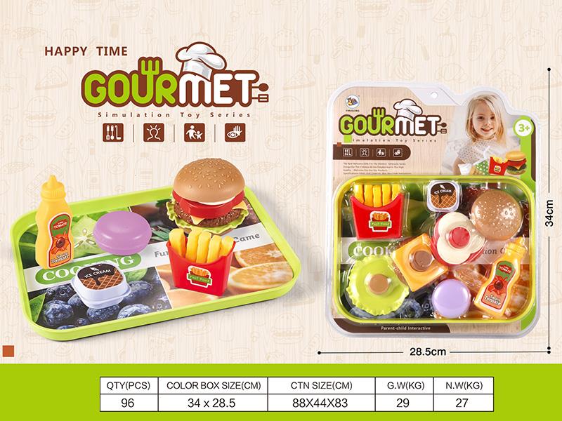 Simulated Hamburger Toy Set