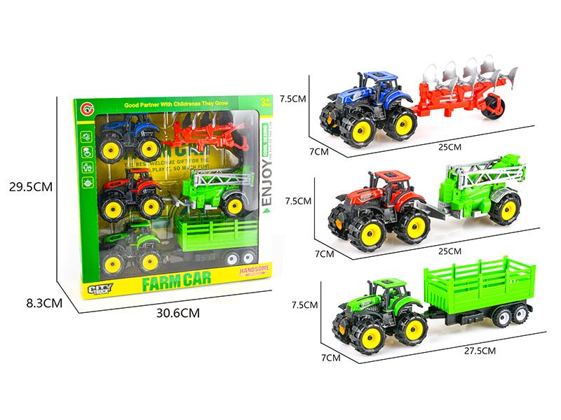 Friction Off-Road Farm Cars Set
