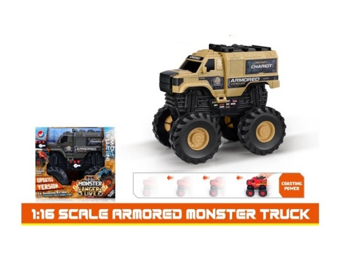1:16 Fire Wheel Military Hummer Inertia Vehicle