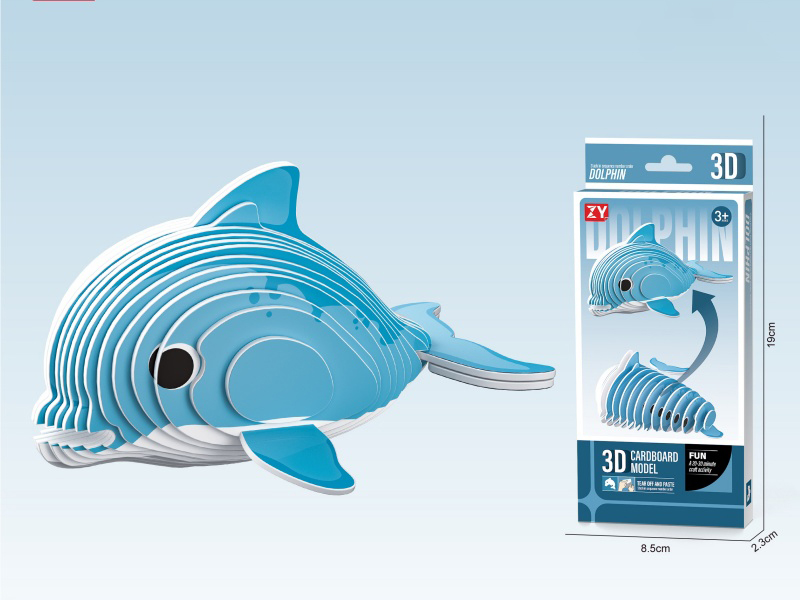 Diy3D Blue Whale 3D Puzzle