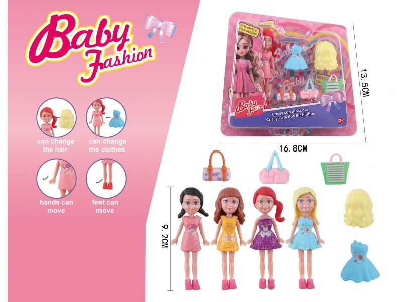 3.5-Inch Dress-Up Doll