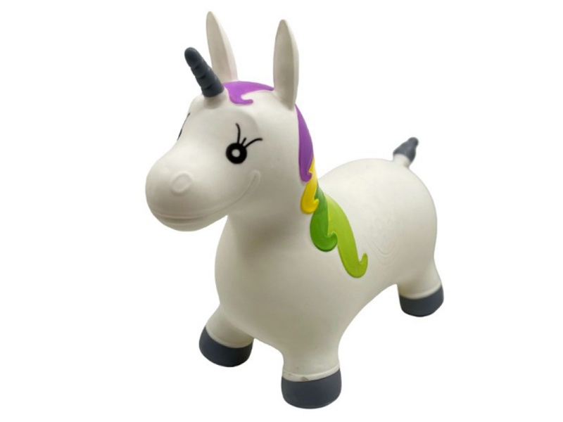 Inflatable White Unicorn