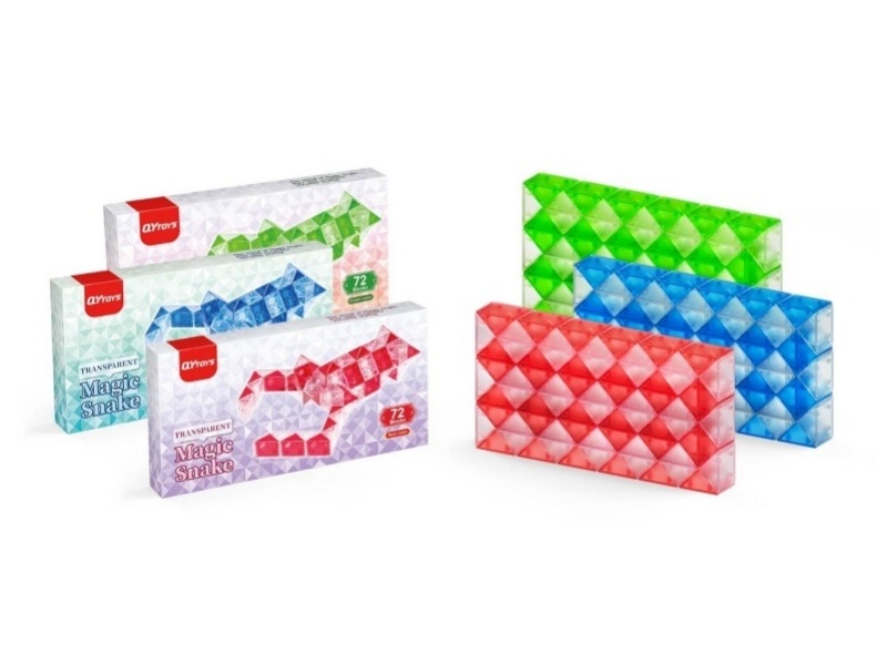 72 Transparent glass magic rulers