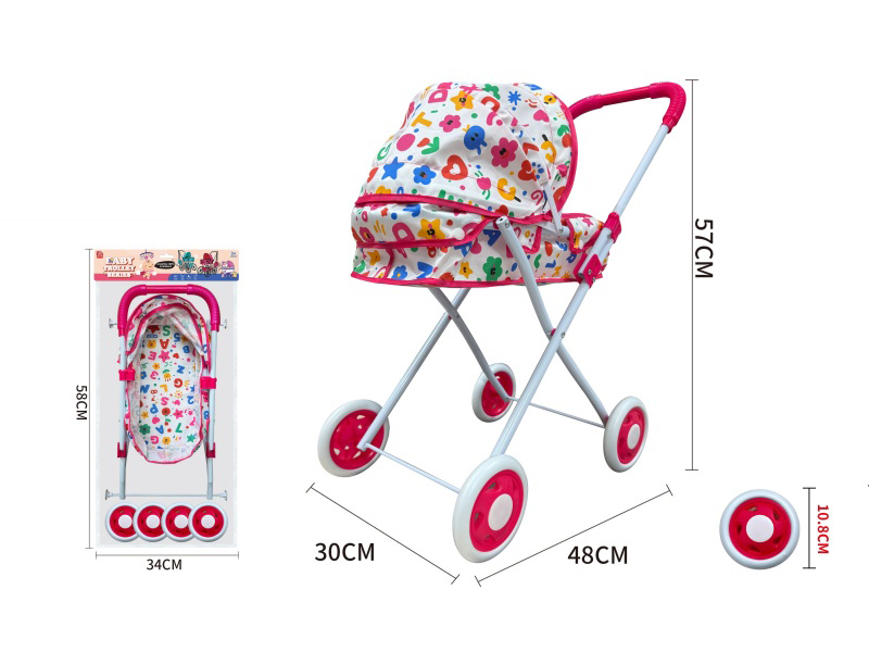 Thick Cloth Iron Baby Stroller Toy