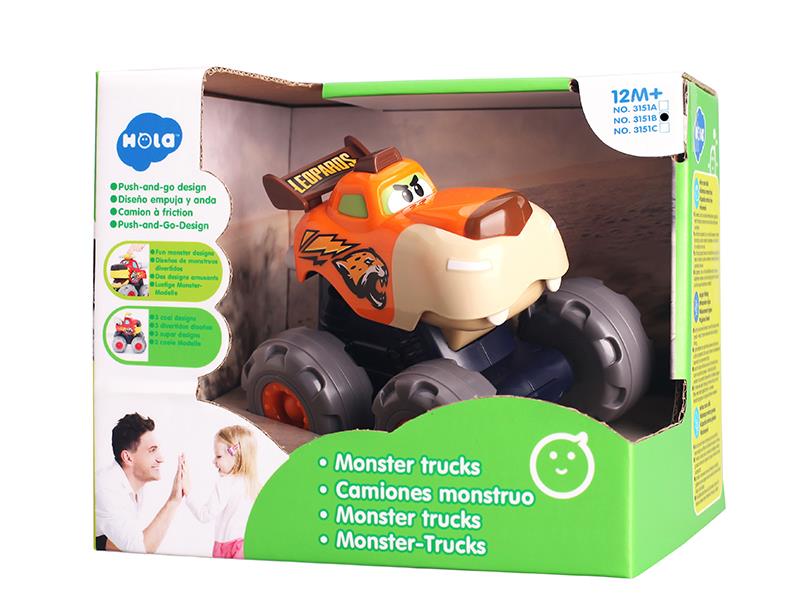 Pull Back Monster Truck(Orange)