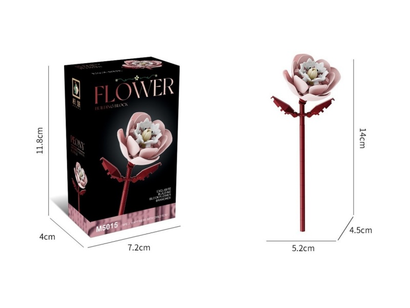 Building Blocks: 46 Pcs Of Peonies