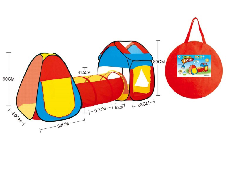3-In-1 Kids Play Tent