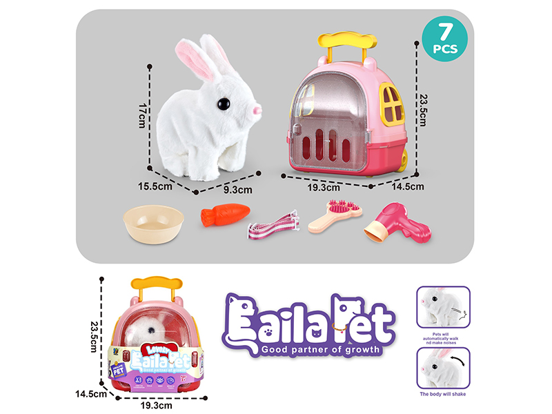 B/O Rabbit Pet Cage Set