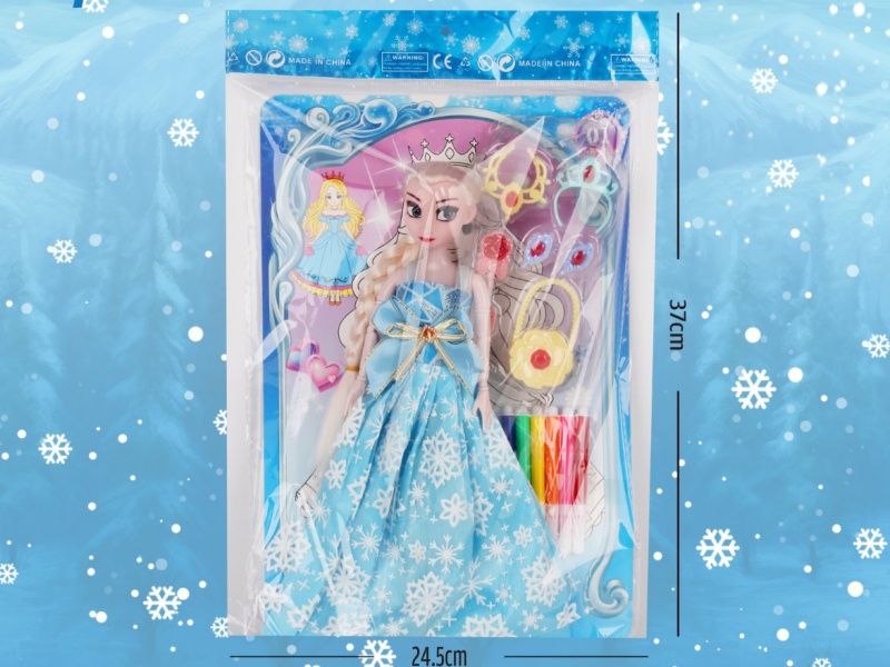 Graffiti Ice And Snow Opp Bag 11.5-Inch Articulated Doll