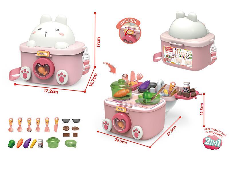 Kitchen Set Storage Rabbit Backpack