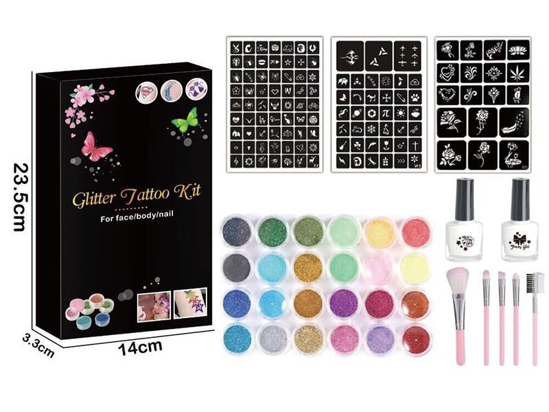 Glitter Tatto Kit