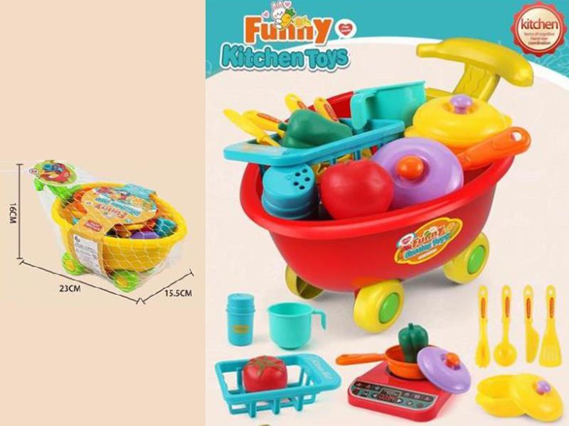 Fruits Kitchen Cart Toys
