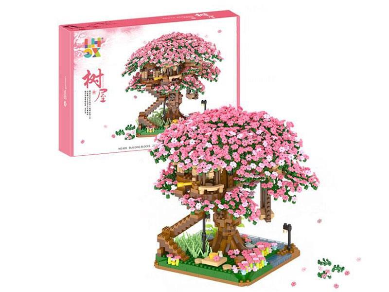 Cherry Blossom House Building Blocks