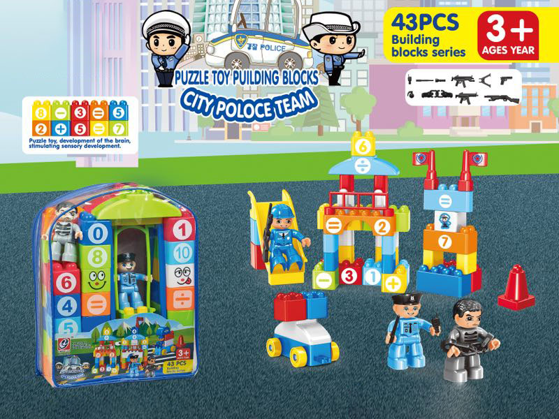 Police Building Blocks 43pcs