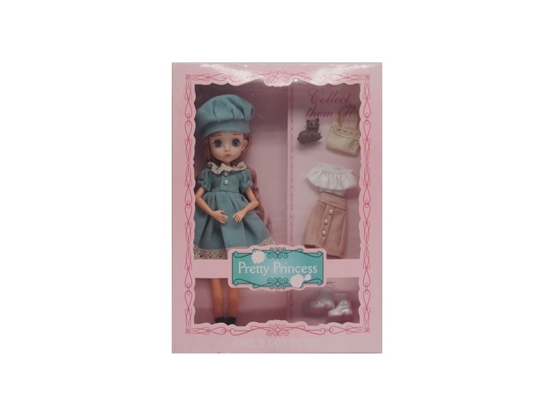10" Fashion Doll With Clothes