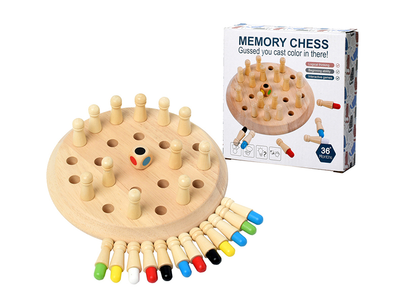 Wooden Memory Chess