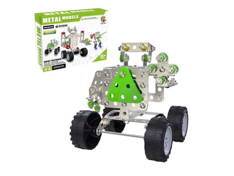 Metal Building Blocks - Robots 156 Pieces