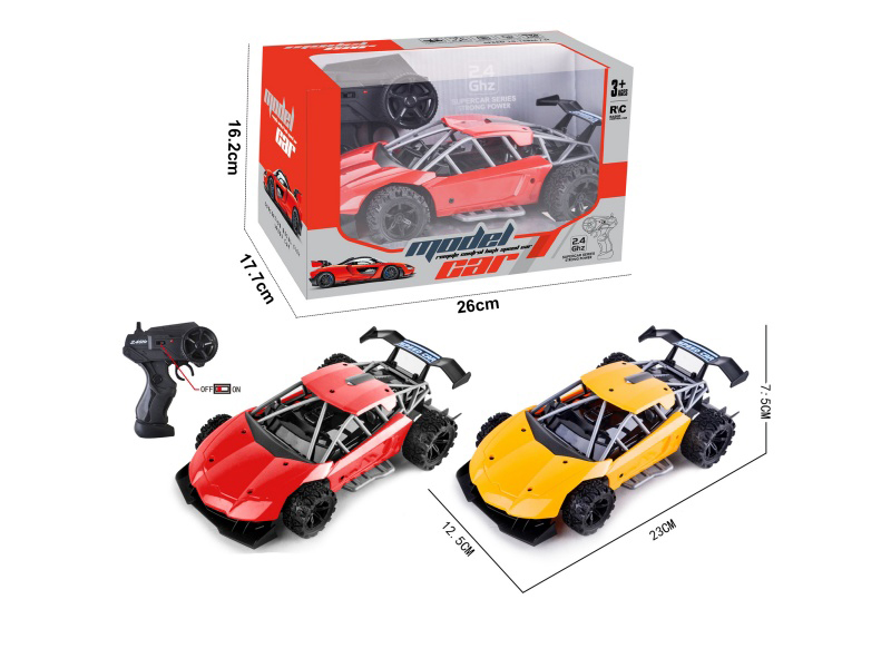 2.4G 4Ch Remote Control Car Modified Into A Lamborghini
