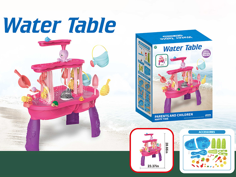 Beach Water Table + Electric Shark
