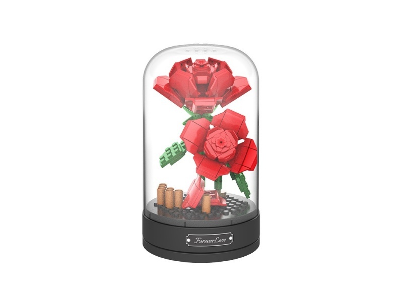 Building Blocks Flower Music Box 159PCS