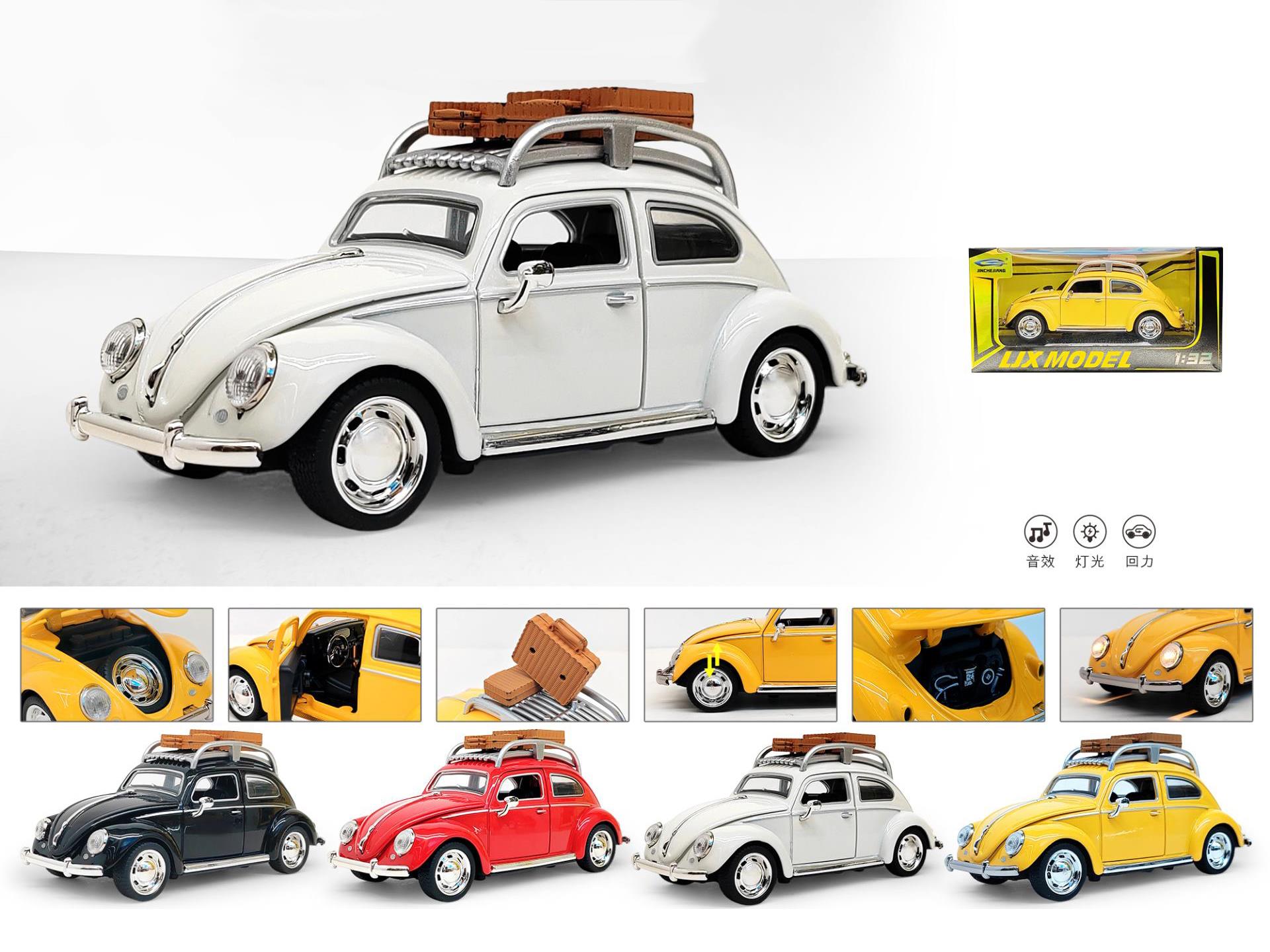 1:32 Volkswagen Beetle Alloy Rebound Car
