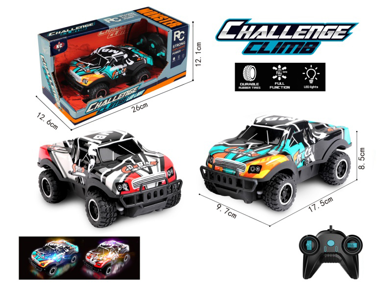 1:20 4Ch Light Remote Control Car (Power Not Included)