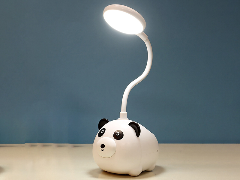 Cute Panda Pen Holder Desk Lamp
