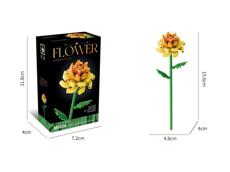 Building Blocks: 75 Pcs Of Camellia