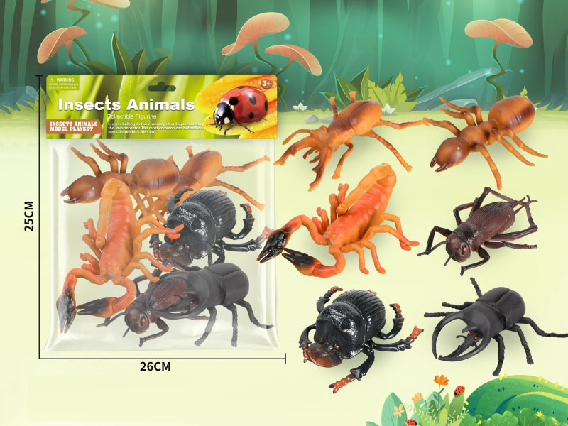 Six Insect Animals
