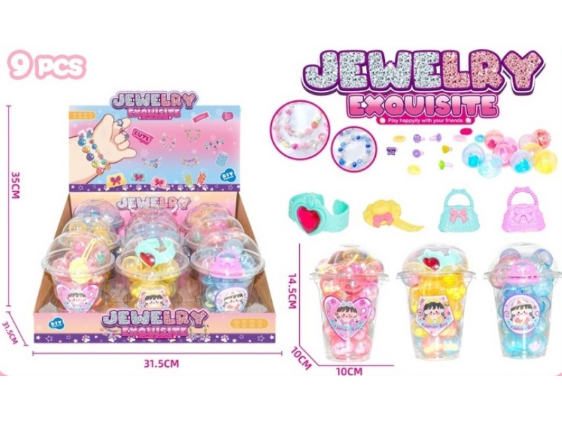 Diy Beaded Accessories Milk Tea Cup