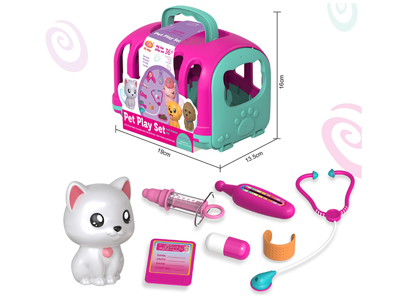 Pet Cat Doctor Set