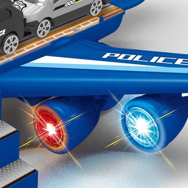 The side wings of the police storage aircraft can emit light