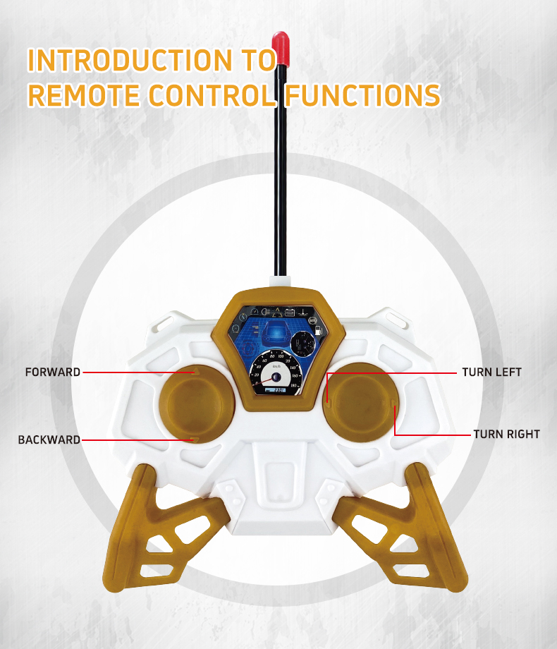 Remote Control Button Guide for Remote-Controlled Engineering Trucks