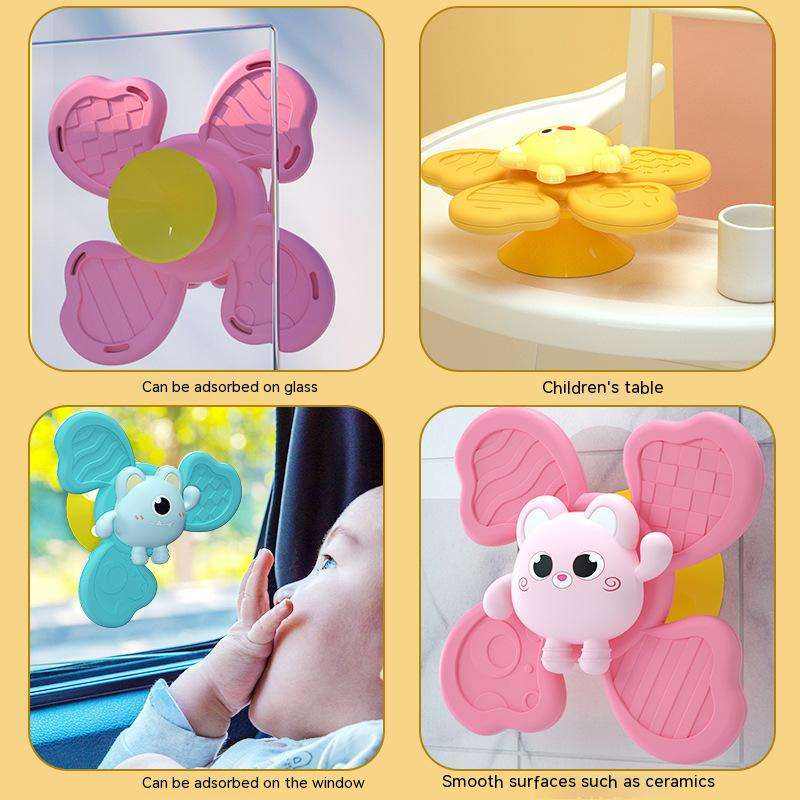 Usage Guide for Three Suction Cup Rotating Toys in Various Scenarios
