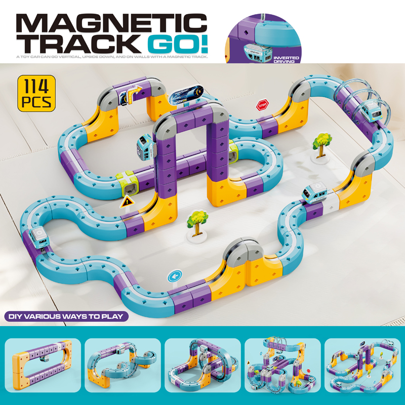 Magnetic Levitation Track Toy can be customized to play in different ways