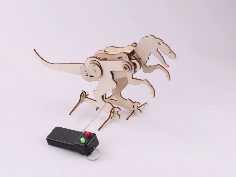 DIY Wooden Mechanical Tyrannosaurus Rex