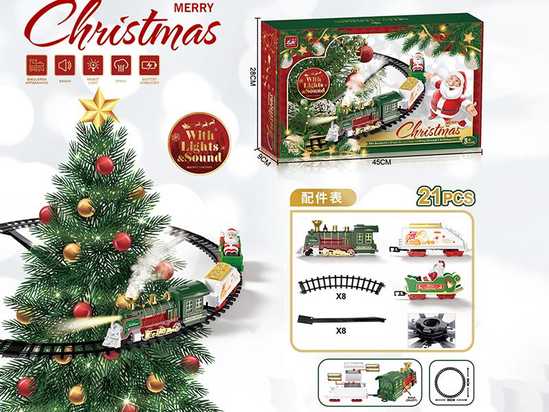Hanging Christmas Tree Classical Rail Train