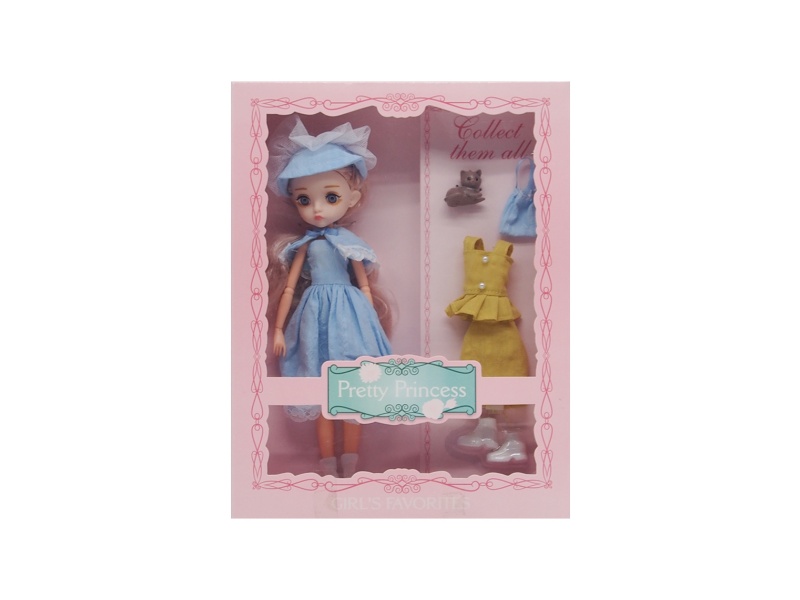 10" Fashion Doll With Clothes