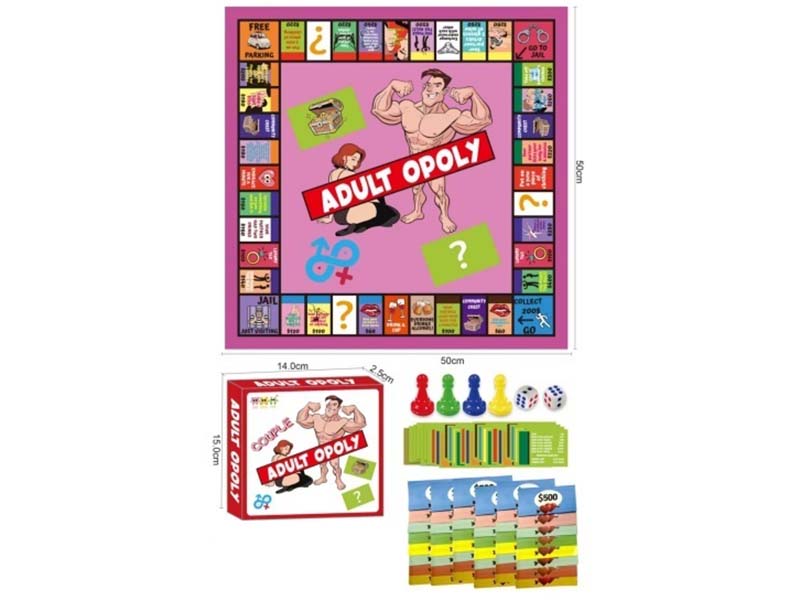 Couple Monopoly game chess