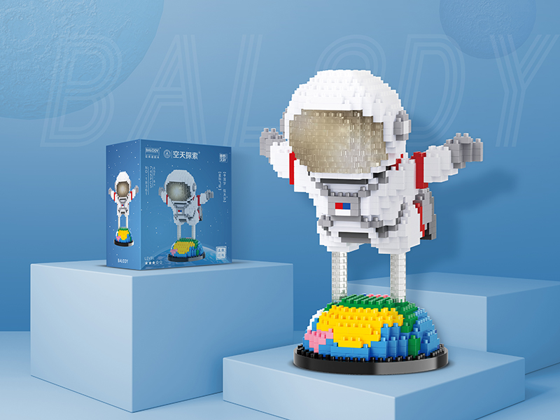Astronaut Microparticle Building Blocks(745PCS)