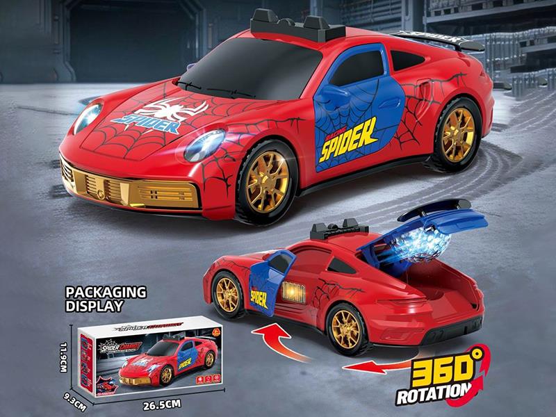 B/O Lift Rotating Spider-Man Racing Car