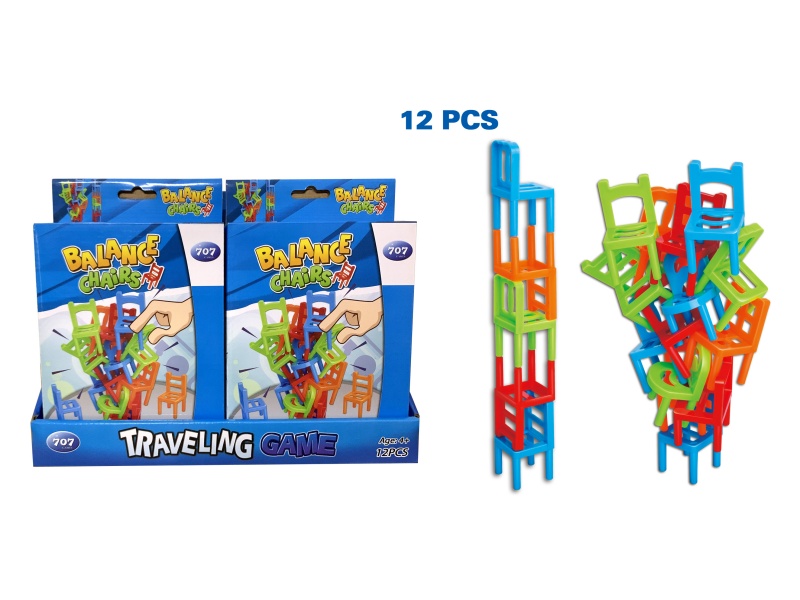 Balance Chairs Game 12pcs