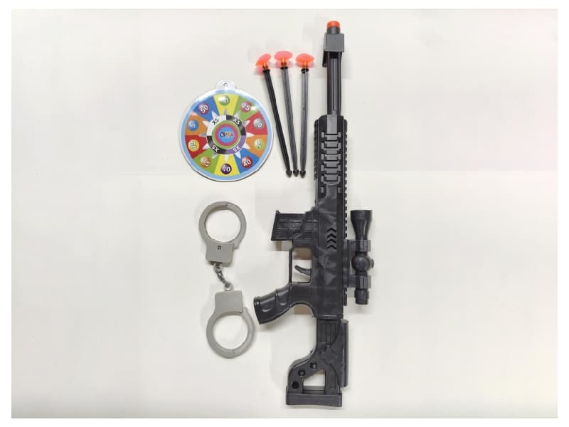 Barrett Solid Needle Gun With Handcuff Target